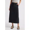 Treasure & Bond Utility Maxi Skirt In Black