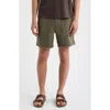 Treasure & Bond Stretch Organic Cotton Shorts In Green