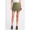 Treasure & Bond Wash Effect Cotton Utility Miniskirt