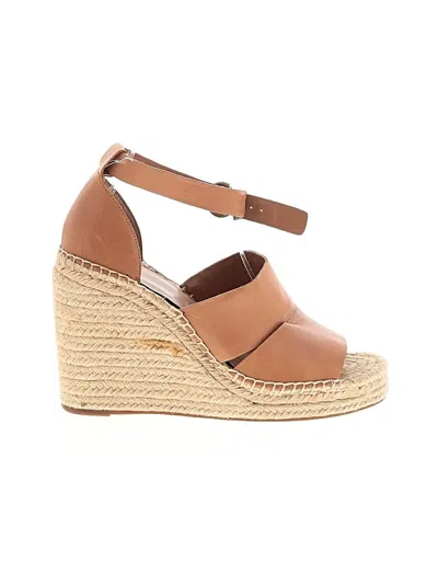 Pre-owned Treasure & Bond Wedges In Tan