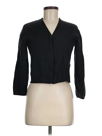 Pre-owned Treasure & Bond Wool Cardigan Sweater In Black