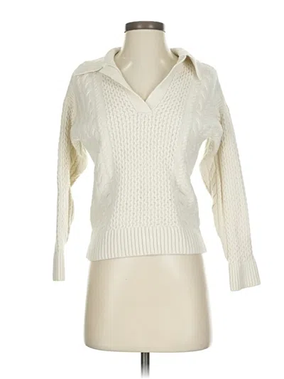 Pre-owned Treasure & Bond Wool Pullover Sweater In White