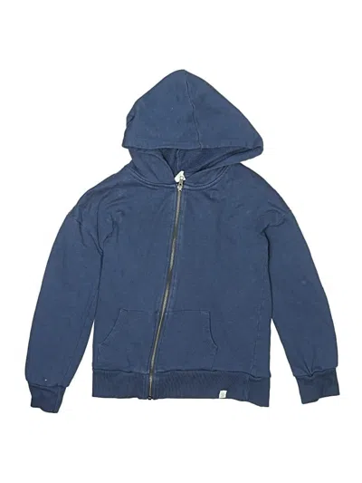 Pre-owned Treasure & Bond Kids' Zip Up Hoodie In Blue