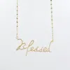 Treasure Jewels Women's Blessed Necklace In Gold In Gold