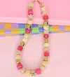 Treasure Jewels Women's Candy Pop Style Beaded Necklace In Multi In Multi