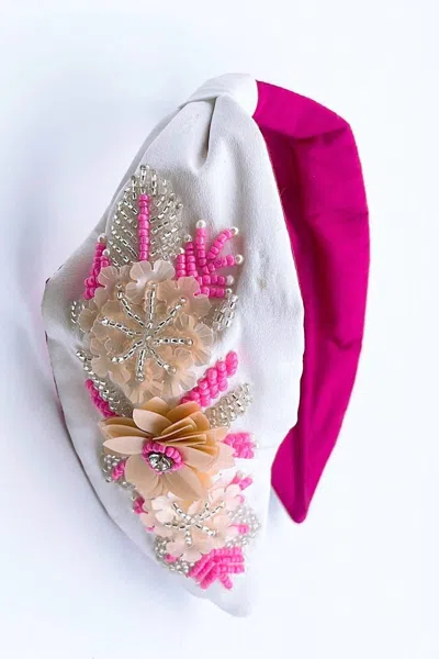 Treasure Jewels Women's Garden Headband In Shades Of Pink In Multi