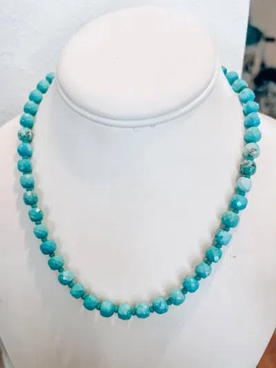 Treasure Jewels Women's Gemstone Necklace In Turquoise In Blue