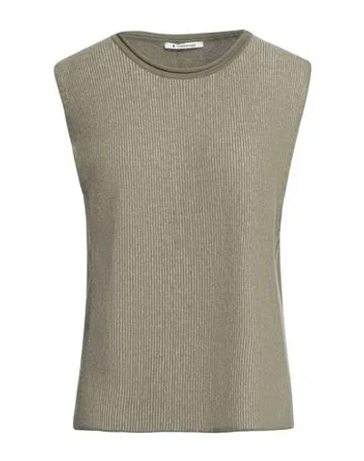 Trebarrabi® Trebarrabi Woman Sweater Military Green Size 2 Viscose, Merino Wool, Polyamide, Cashmere