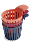 Trebonn 3-piece Cooking Baskets In Blue/orange/red