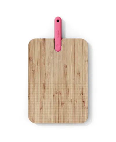 Trebonn Artu 2pc. Bread Board With Knife Set In Pink