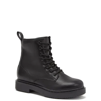 Tredsafe Raven Boot Women's Black Slip Resistant Round Toe Ankle Ver678