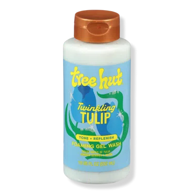 Tree Hut Foaming Gel Body Wash - Twinkling Tulip In Transparent