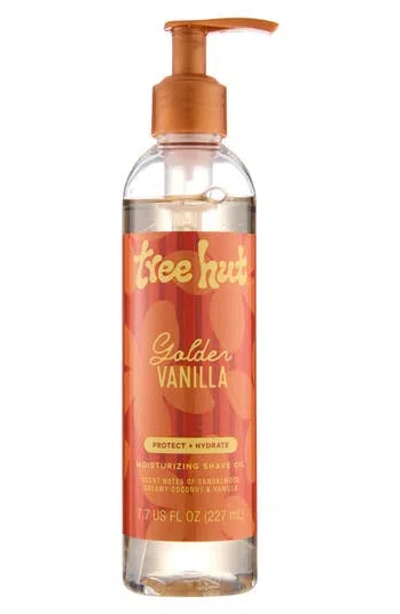 Tree Hut Golden Vanilla Moisturizing Shave Oil In Transparent