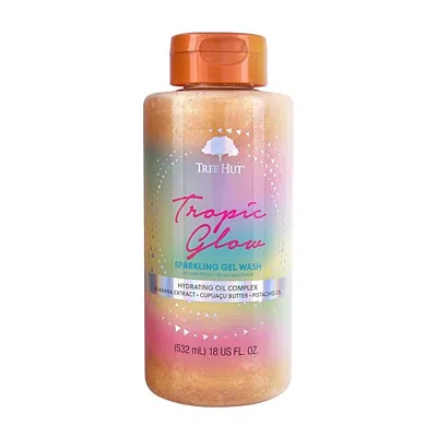 Tree Hut Tropic Glow Foaming Gel Wash In Transparent