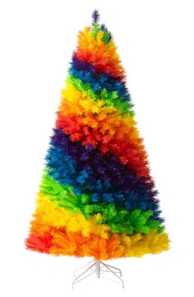 Treetopia Artificial Color Burst Rainbow Tree In Multi
