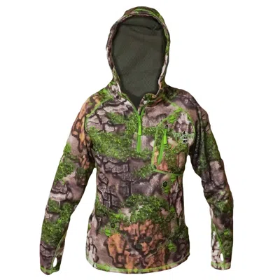 Treezyn Women's Early Season Hoodie In Camo (with Green Accent) In Multi