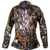 Treezyn Women's Late Season Lined Jacket In Camo (with Purple Accent) In Multi