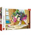 Trefl Jigsaw Puzzle Flowers In The Morning, 1000 Piece In Multi