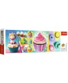 Trefl Panorama Jigsaw Puzzle Colorful Cupcakes, 1000 Piece In Multi