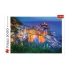 Trefl Puzzles - 2000 Piece Vernazza At Dusk 2000-pc. Puzzle In Transparent