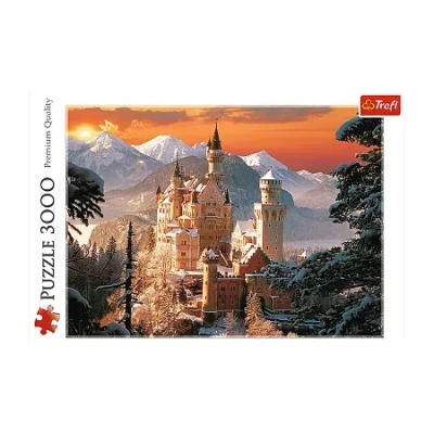 Trefl Puzzles - 3000 Piece Neuschwanstein Castle 3000-pc. Puzzle In Transparent