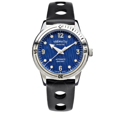 Trematic Ac 14 Automatic Blue Dial Men's Watch 1415121r In Black / Blue