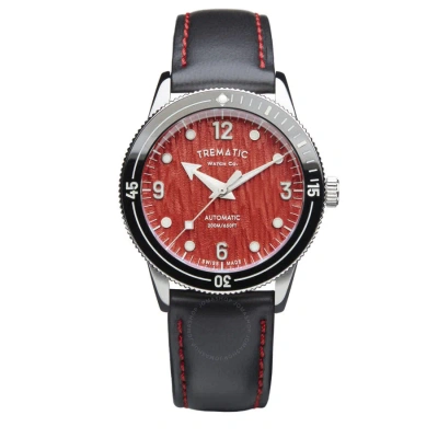 Trematic Ac 14 Automatic Red Dial Men's Watch 1414121