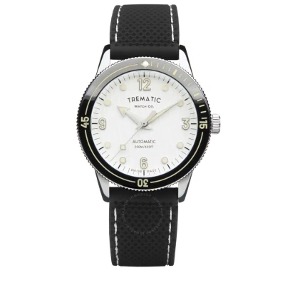 Trematic Ac 14 Automatic White Dial Men's Watch 1412111 In Black / White
