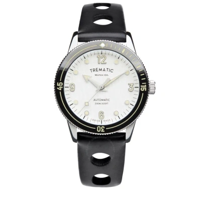Trematic Ac 14 Automatic White Dial Men's Watch 1412121r In Black / White