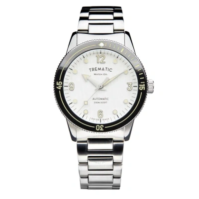Trematic Ac 14 Automatic White Dial Men's Watch 141213 In Black / White
