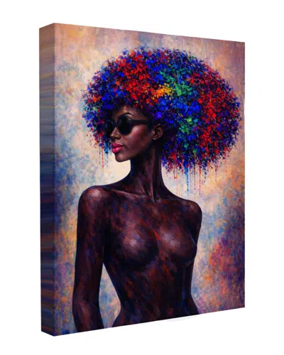 Trend Board Life A Quiet Kind Of Loud Black Woman Modern Decor Canvas Art Print By Lundyn Monroe In Multi