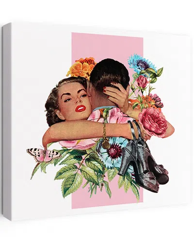 Trend Board Life A Retro Love Vintage Models Couple Modern Decor Canvas Art Print By Marja Van Den In Multi