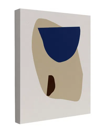 Trend Board Life Amsterdam Blue Neutral Geometric Modern Decor Canvas Art Print By Juliana Sampaio S In White