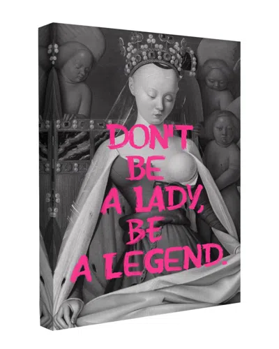 Trend Board Life Be A Legend Statement Modern Decor Canvas Art Print By Marja Van Den