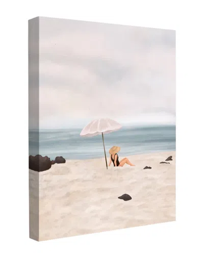Trend Board Life Beach Morning Coastal Modern Decor Canvas Art Print By Flow Line In Multi