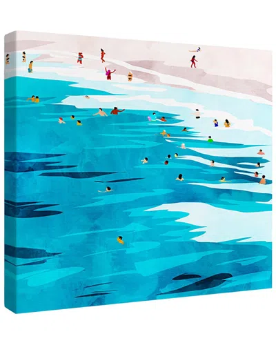 Trend Board Life Beach Please Coastal Landscape Ocean Modern Decor Canvas Art Print By Uma Gokhale In Multi