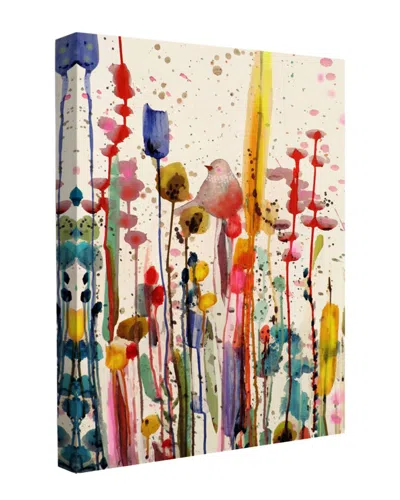 Trend Board Life Bird In Bliss Flower Botanical Modern Decor Canvas Art Print By Sylvie Demers In Multi