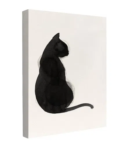 Trend Board Life Black Cat Modern Decor Canvas Art Print By Pi Studio In Multi