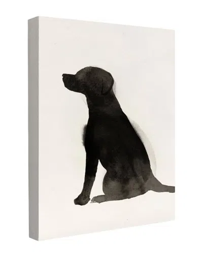 Trend Board Life Black Dog Modern Decor Canvas Art Print By Pi Studio In White