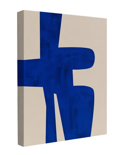 Trend Board Life Blue Harmony Shape Modern Abstract Modern Decor Canvas Art Print By Elena  Ristova In Multi