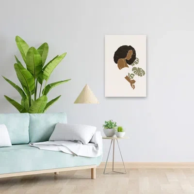 Trend Board Life Boho Monstera Leaves I - Multicultural Figurative Tropical Art