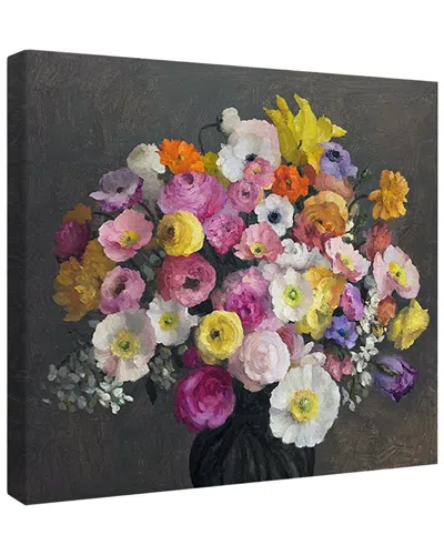 Trend Board Life Color Me Softly Flower Modern Decor Canvas Art Print By James Zamora In Multi