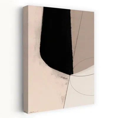 Trend Board Life Contemporary Art Abstract Geometric Modern Art In Black;beige