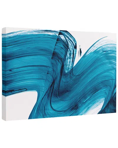 Trend Board Life Convolution Blue Abstract Stroke Modern Decor Canvas Art Print By Pi Studio