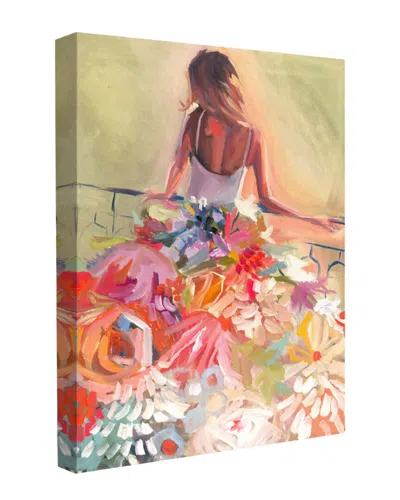 Trend Board Life Flower Dress Modern Decor Canvas Art Print By Jenny Westenhofer In Multi