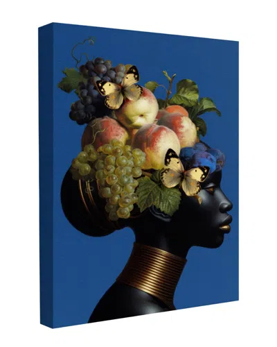 Trend Board Life Gold & Fruit Fashion Beauty Modern Decor Canvas Art Print By Marja Van Den In Multi