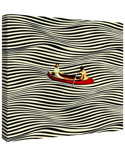 Trend Board Life Illusionary Boat Ride Modern Decor Canvas Art Print By Taudalpoi In Multi