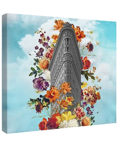 Trend Board Life In The City In Summer Surreal Modern Decor Canvas Art Print By Marja Van Den