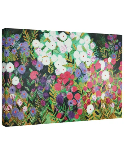 Trend Board Life Midnight Garden Hue Abstract Flowers Modern Decor Canvas Art Print By Shelley  Hampe In Multi