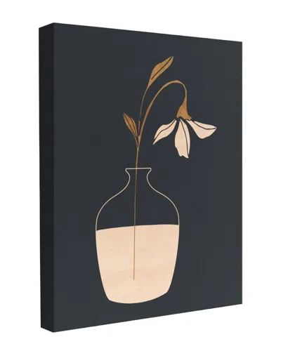 Trend Board Life Minimal Abstract Art Vase Flower Black Modern Decor Canvas Art Print By  Thingdesign